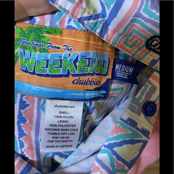 Men’s CHUBBIES Reversible Pullover Jacket M - Picture 5 of 10